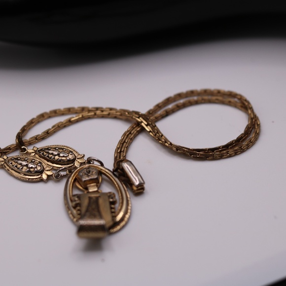 Antique tatement Bib Choker Necklace - Picture 3 of 3